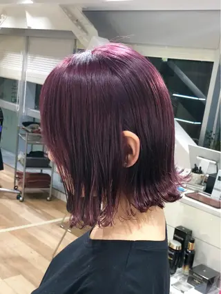 ショート カラー 🌙HIZUKI🌙 ハイトーン 艶髪のヘアスタイル