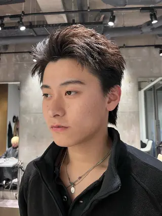 ショート メンズ iLi🫧kim ryongna🦋のヘアスタイル