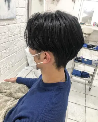 メンズ miku🌿‬ メンズバレイヤージュのヘアスタイル