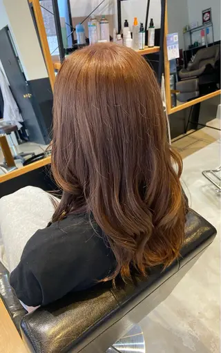 セミロング 💫縮毛矯正/ カット💫徳永あい子のヘアスタイル