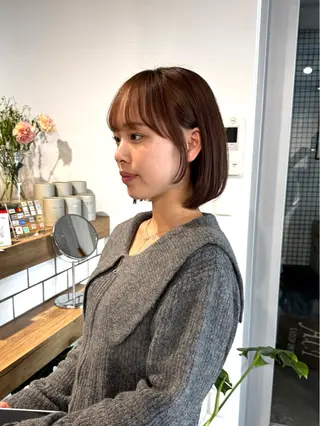 ショート カラー レイヤー/大人ボブ 渡邉【日吉美容室】のヘアスタイル