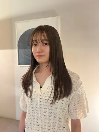 ロング カラー ヘアアレンジ yoshihama sumireのヘアスタイル