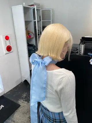 カラー サイレント美容師 アイリィのヘアスタイル