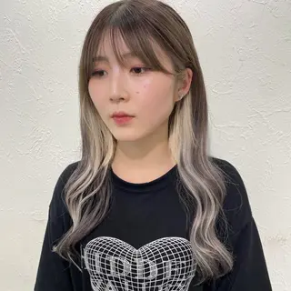 ロング カラー shiho .のヘアスタイル