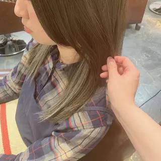 セミロング メンズ/パーマ /レディース髪質改善のヘアスタイル