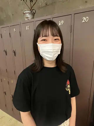 セミロング 中江 友哉のヘアスタイル