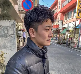 ショート バレイヤージュ職人 🔥代表YU-SHIのヘアスタイル