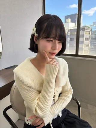 🎀透明感カラー/ 博多美容室ゆうあ🎀のヘアスタイル