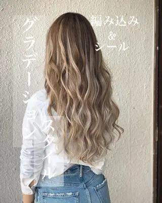 ロング eye エクステ専門店Rのヘアスタイル