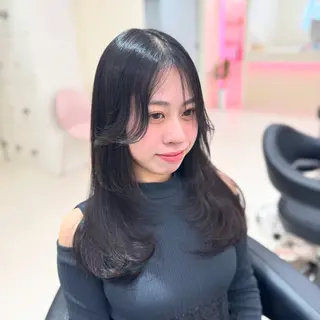 ロング カラー 🤍韓国大人っぽ ベージュMAI🤍のヘアスタイル