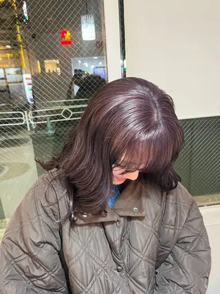 ミディアム ブリーチなしダブル カラー/なぎ🦖ᩚのヘアスタイル