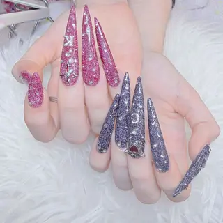 ネイル ミン ゴテゴテネイルのネイルデザイン