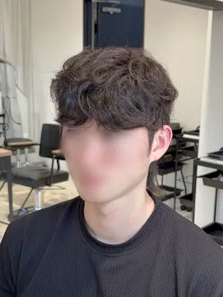 ショート カラー パーマ ヘアアレンジ メンズ パク・ボミン小野リエ 韓国ハーフ🦊のその他イメージ