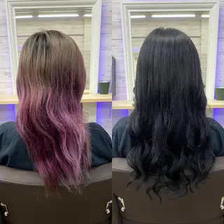 ショート カラー ヘアアレンジ LAVENDIA 初音のヘアスタイル