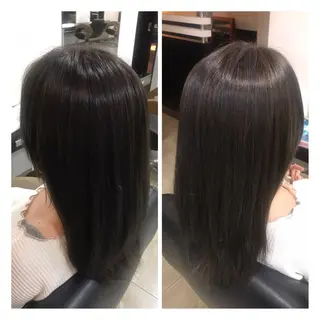 セミロング カラー ヘアアレンジ 烏山 達也のヘアスタイル