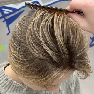 メンズ メンズバレイヤージュ 🔥千咲斗のヘアスタイル