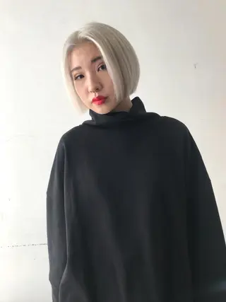 ショート サイレント美容師 アイリィのヘアスタイル