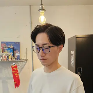 ショート パーマ メンズ MENS HAIR SHOP Good Place&thing所属・安田 大輔のヘアスタイル