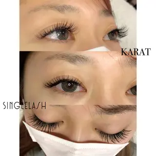 マツエク・マツパ ★KAEDE★伊勢崎 【KARAT】のマツエク・マツパデザイン