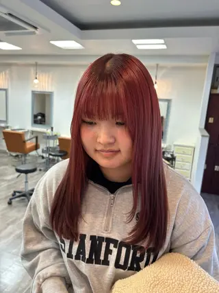 ロング カラー レイヤーカット🥀/ 大曽根🤍yuukaのヘアスタイル