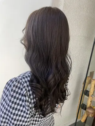 セミロング カラー 極艶透明感カラー🐰 髪質改善/出雲つぐみのヘアスタイル