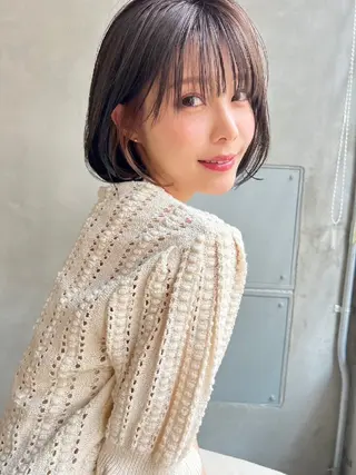 ヘアアレンジ ショート カラー 【毛流れヘア】 人気No.1/ユウキのヘアスタイル