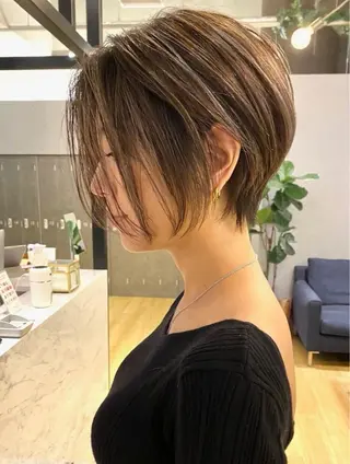 ショート VIEW EHIME 齋藤  あつきのヘアスタイル