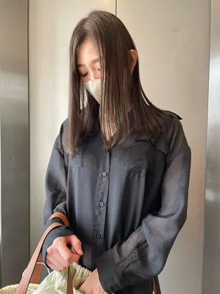 ミディアム 山口 朔弥のヘアスタイル