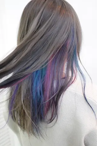 セミロング カラー 【代表】 ホワイトカラー☆大森のヘアスタイル