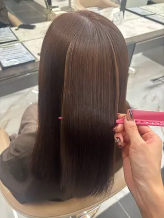 カラー EARTH秋田新国道店所属・EARTH秋田新国道 ／佐藤美柚のヘアスタイル