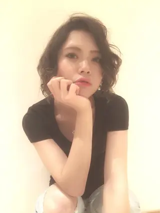 ショート カラー ヘアアレンジ 透明感カラー🤎 ゆりのヘアスタイル