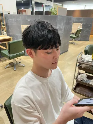 パーマ メンズ 山元 翔平(shohei)のヘアスタイル