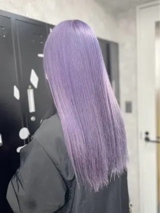 ロング カラー パーマ ヘアアレンジ メンズ キッズ レイヤー×ハイトーン / mihana🪐のヘアスタイル