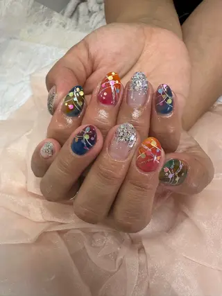 ネイル AOAQUA SHIORIのネイルデザイン
