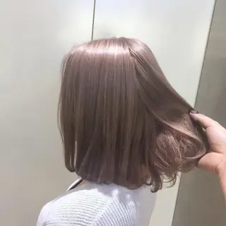 ショート カラー Maya川越/ エクステ/ハイトーンのヘアスタイル