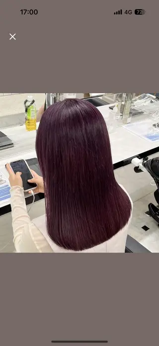 セミロング カラー 似合わせstyle ❤︎misaki❤︎のヘアスタイル