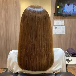 セミロング 矢部 萌深のヘアスタイル
