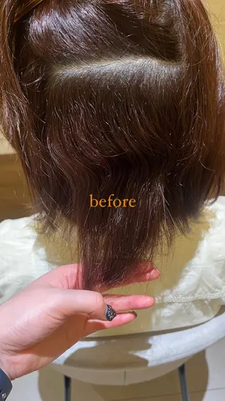 ミディアム カラー ブリーチモデル募集中 /表参道/うららのヘアスタイル