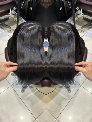 ロング カラー 🩵レイヤー✖︎ 髪質改善🩵リョウヤのヘアスタイル