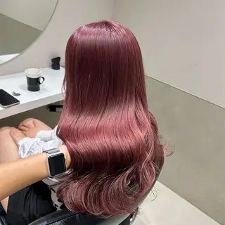 セミロング カラー ヘアアレンジ mai🍑暖色カラー /レイヤー💖のヘアスタイル