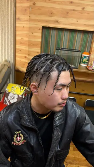 ミディアム 木名瀬 海星のヘアスタイル