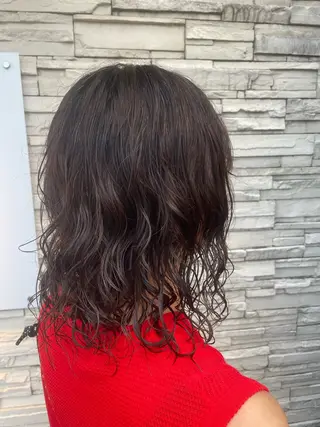ミディアム パーマ 韓国ヘア/パーマ スタイル　北川玲聖のヘアスタイル
