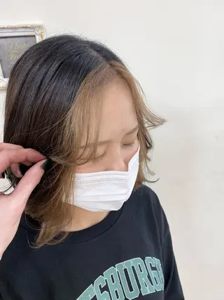 カラー SALOWIN栄 高須大貴のヘアスタイル