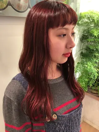 ロング 大村 凪のヘアスタイル