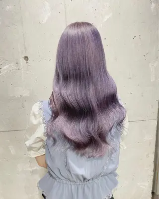 ロング 🍀yuria/ハイ トーン/ペールカラーのヘアスタイル