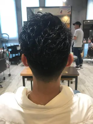 ミディアム カラー パーマ ヘアアレンジ メンズ キッズ ネイル マツエク・マツパ EnBlesS西宮 マンツーマン神道有基のヘアスタイル