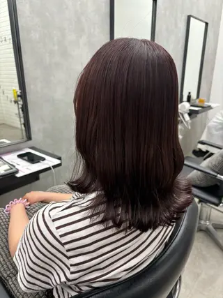 ロング カラー すぐ巻ける縮毛矯正 🍀勝倉　麗のヘアスタイル