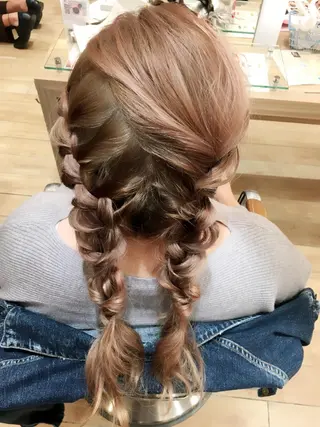 ミディアム セミロング ロング scene. haraのヘアスタイル
