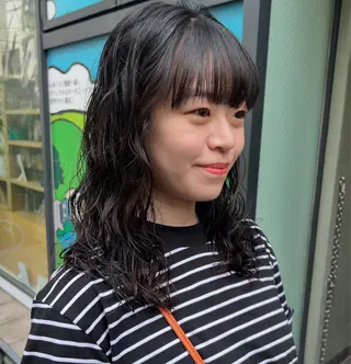 セミロング パーマ KIHO ｜Bond 三軒茶屋のヘアスタイル