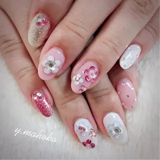 ネイル パラジェル有/ 長さだし/mahoのネイルデザイン